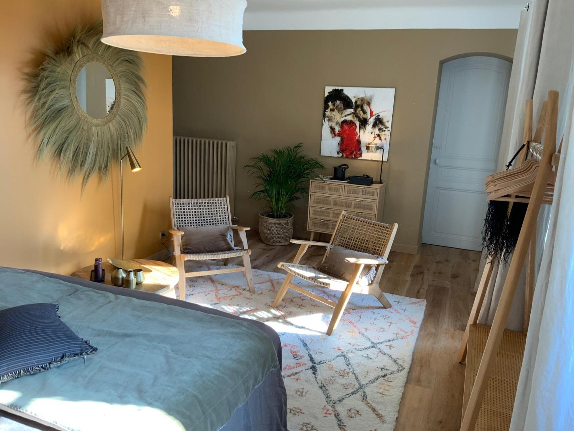 랑벡 La Bastide Des Grands Chenes B&B 객실 사진