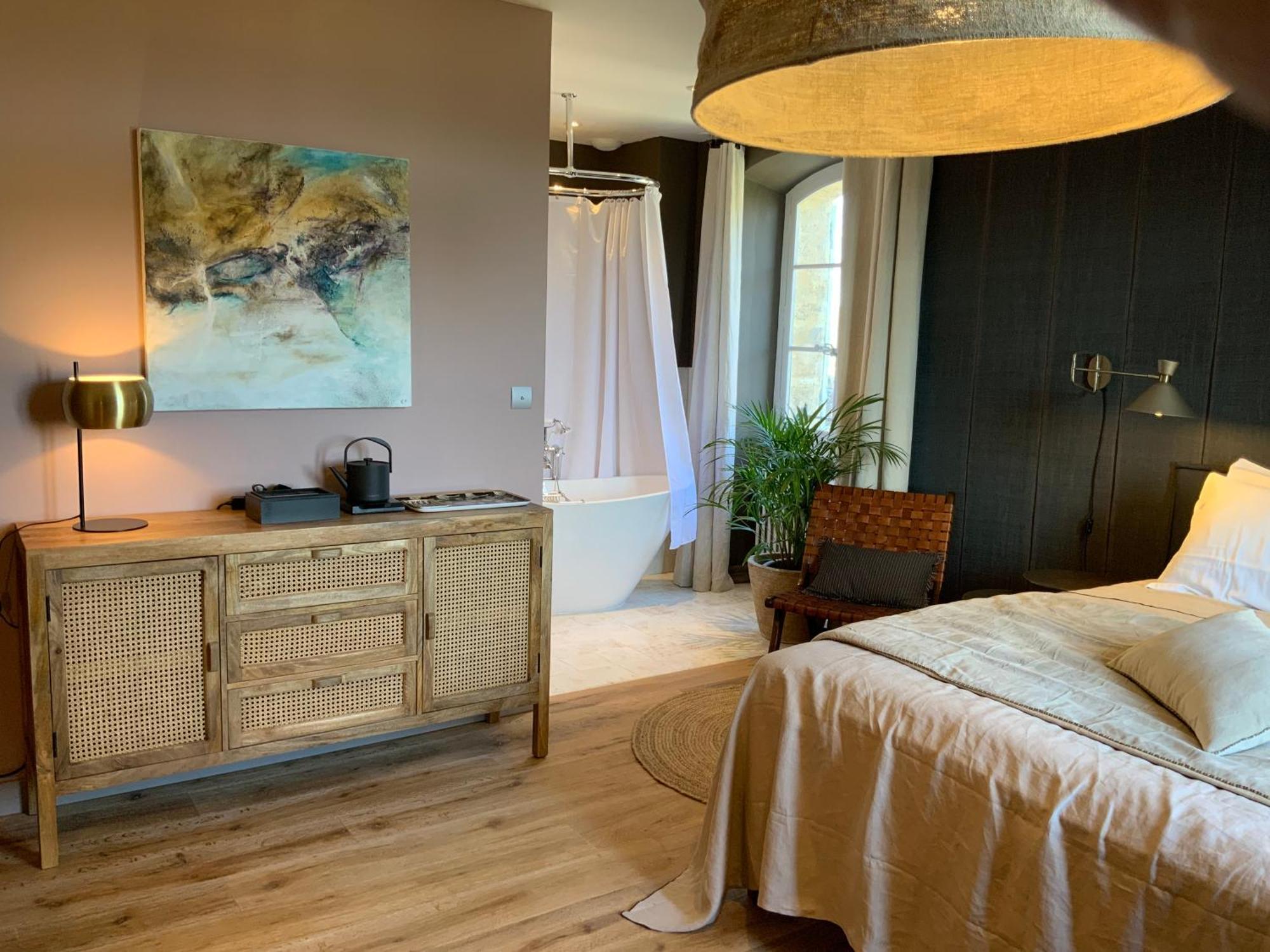 랑벡 La Bastide Des Grands Chenes B&B 객실 사진
