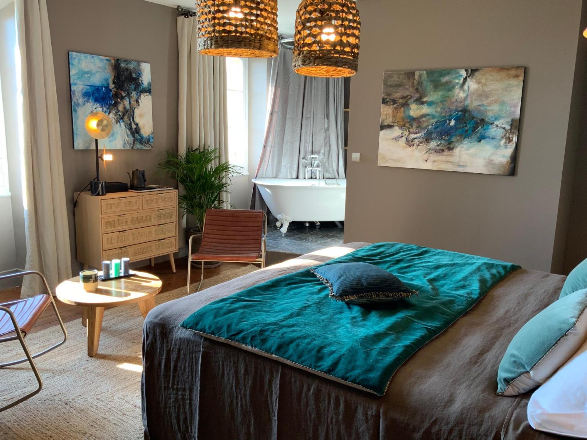 랑벡 La Bastide Des Grands Chenes B&B 객실 사진